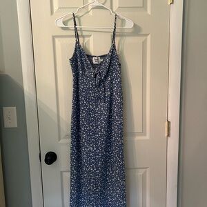 Princess Polly Blue Sleeveless Maxi Sundress